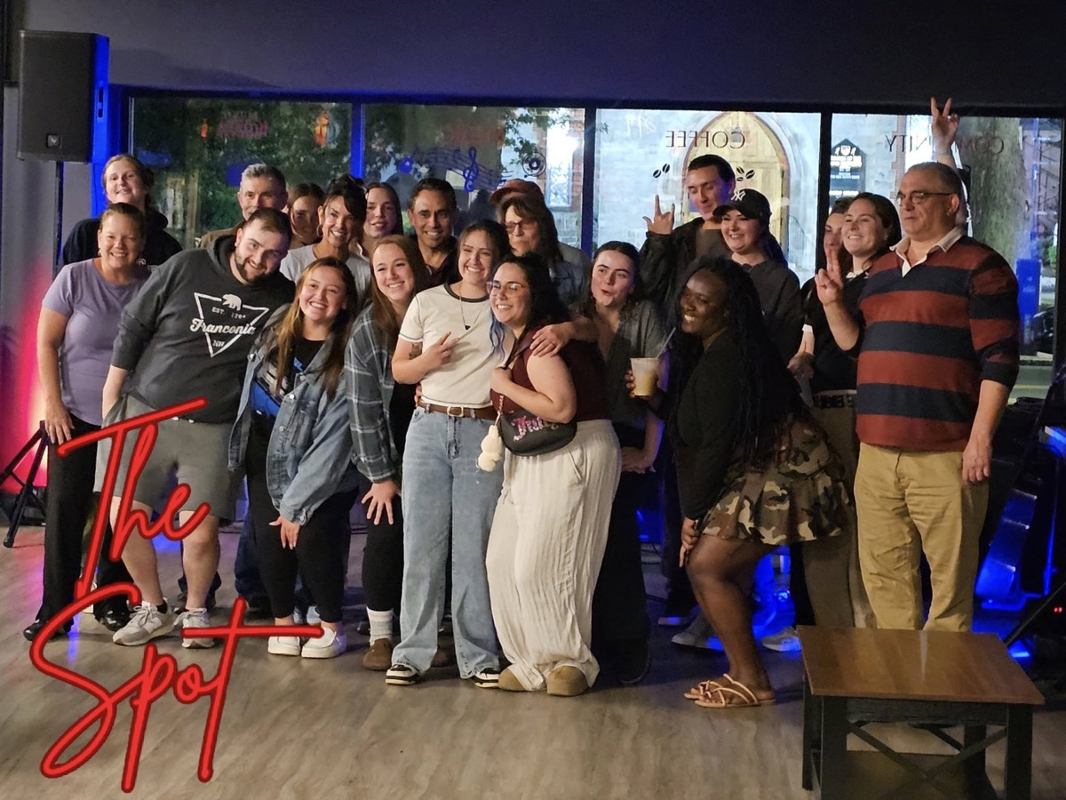 Group of friends at The Spot Nashua