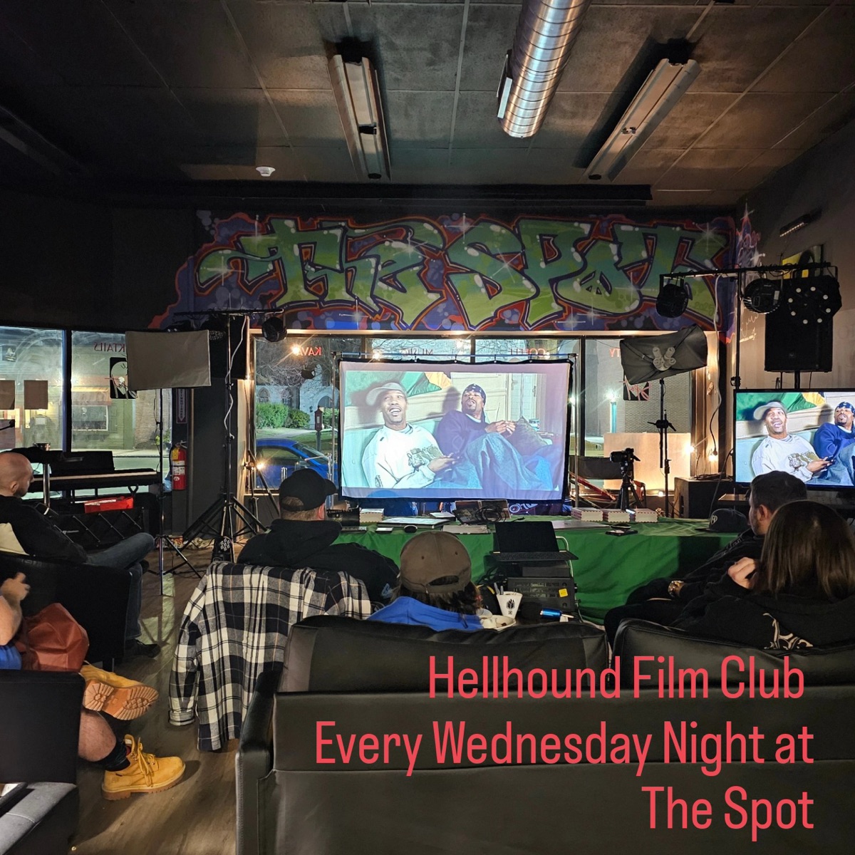 Movie night event at The Spot