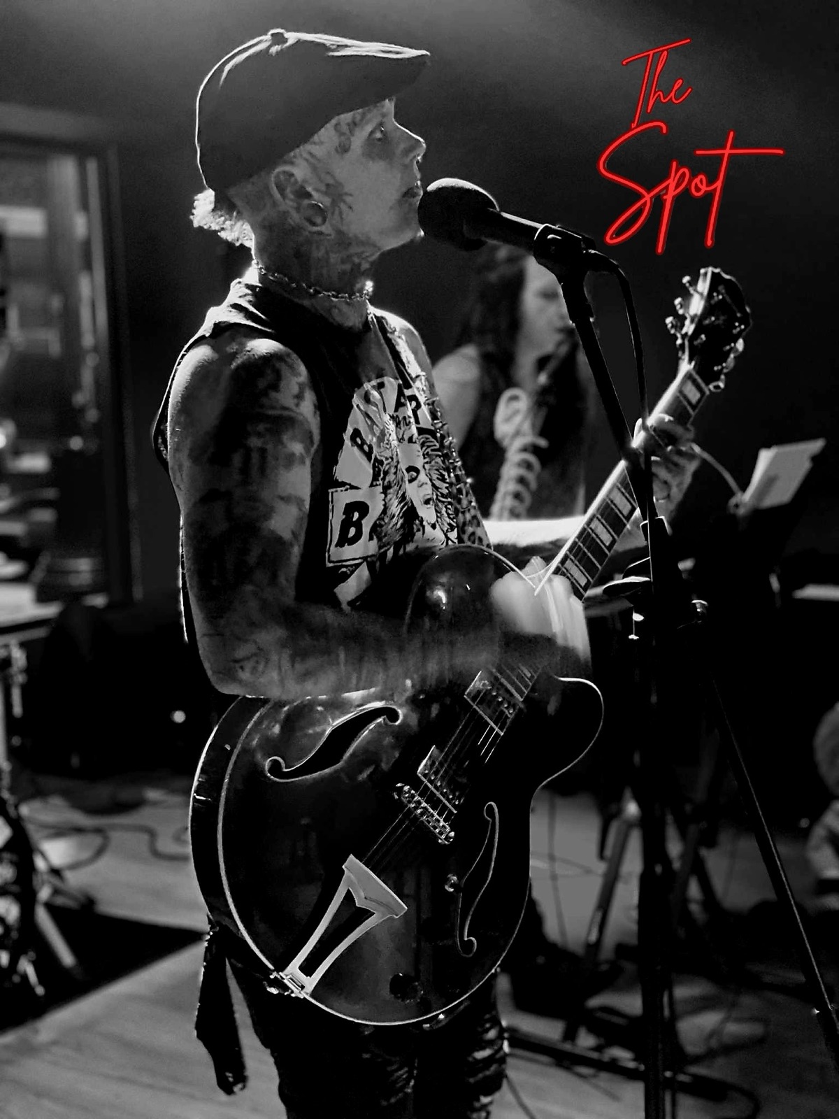 Live performer on stage at The Spot Nashua